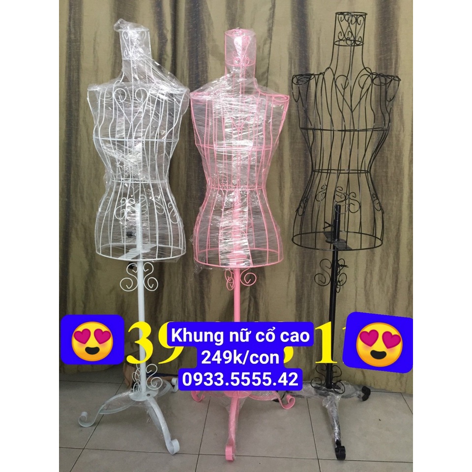 Manocanh nam-nữ khung sắt loại sịn [FREE SHIP-RẺ] treo quần áo thời trang nam
