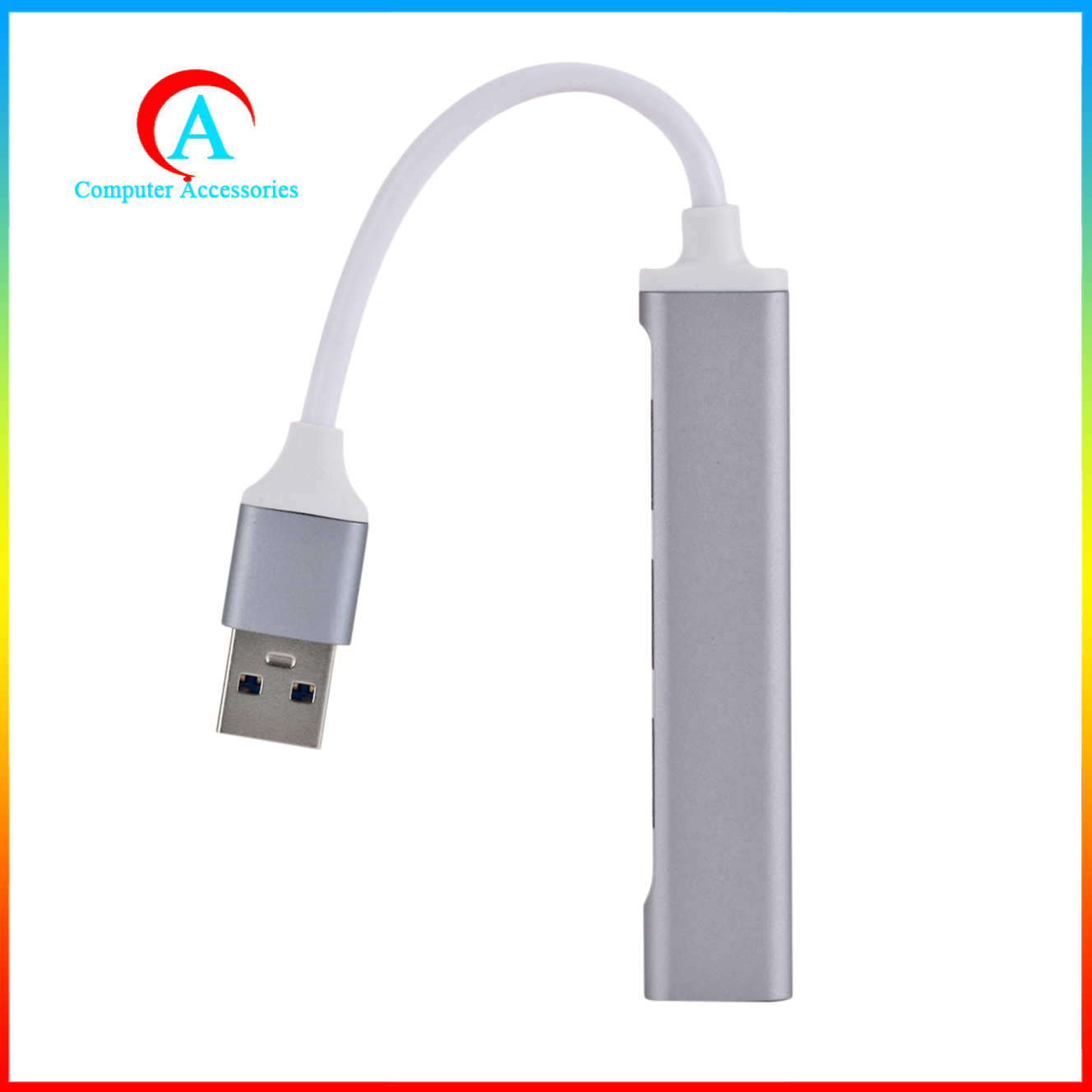 Bộ Chia 4 Cổng Usb 3.0 Otg Bằng Kim Loại Siêu Bền Tiện Dụng | BigBuy360 - bigbuy360.vn
