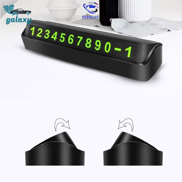 Bảng số điện thoại đặt taplo khi đỗ xe - bảng có 6 dãy số phản quang - thẻ ghi số điện thoại