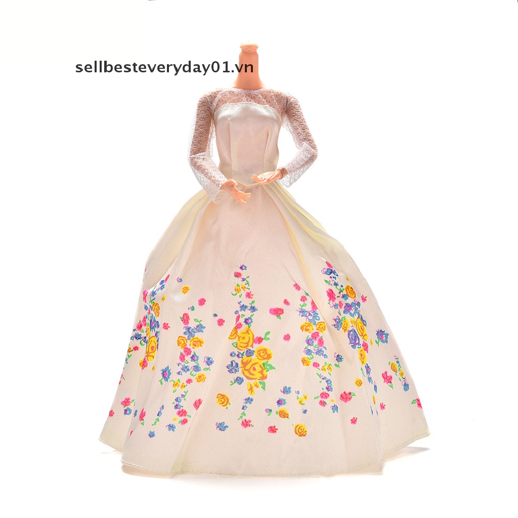 Đầm dạ hội thời trang cho búp bê barbie cinderella