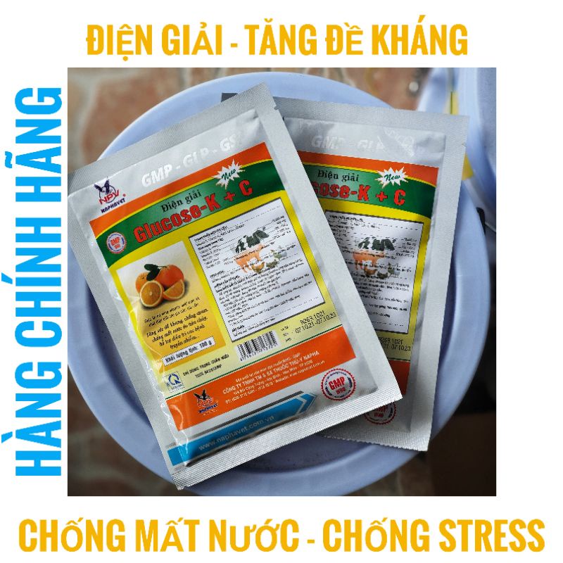 NPV GLUCOSE KC 100G - BÙ NƯỚC, TĂNG ĐỀ KHÁNG GIA SÚC, GIA CẦM