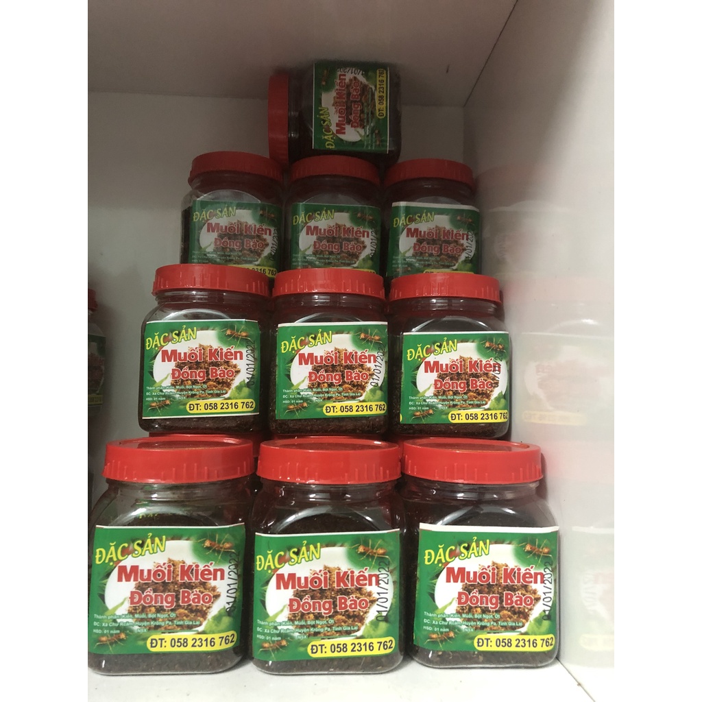 MUỐI KIẾN VÀNG NGUYÊN CON KHÔ NGON Đặc Sản Tây Nguyên Gia Lai