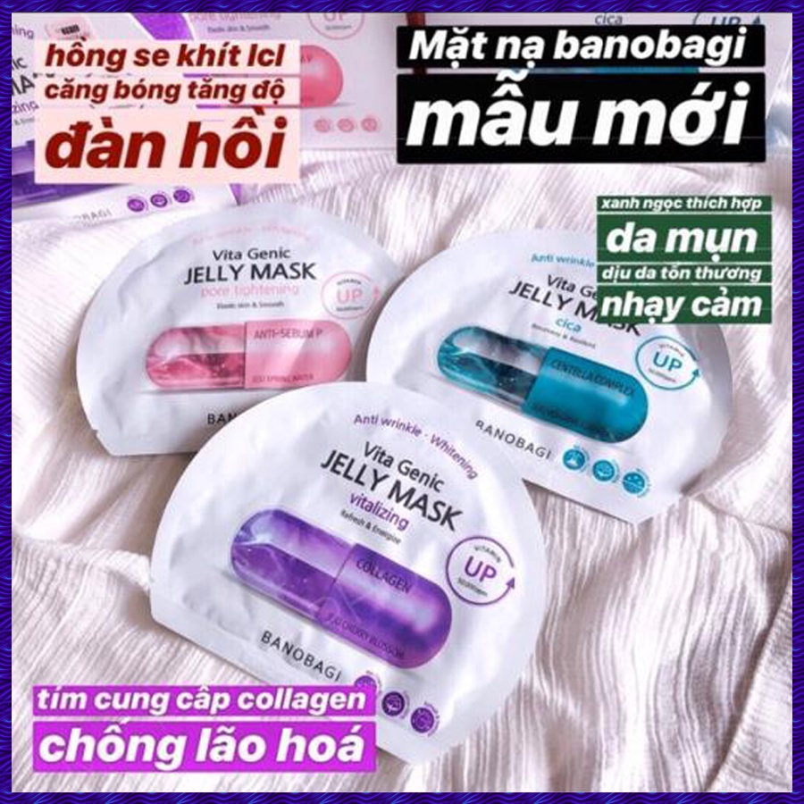 Mặt Nạ Viên Thuốc Banobagi Vita Genic Jelly Mask Dưỡng Sáng Da, Giảm Thâm Nám Cấp Ẩm Cho Da - 30ml