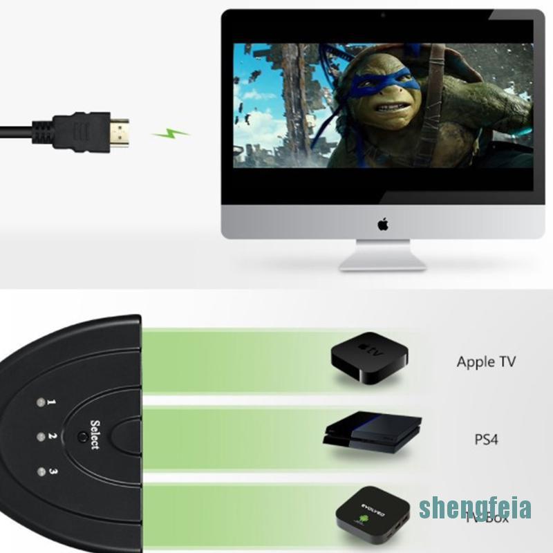 Bộ Chia 3 Cổng Hdmi Ra 1 Hdmi Ra Hd 1080p Hdmi 3d Tiện Dụng