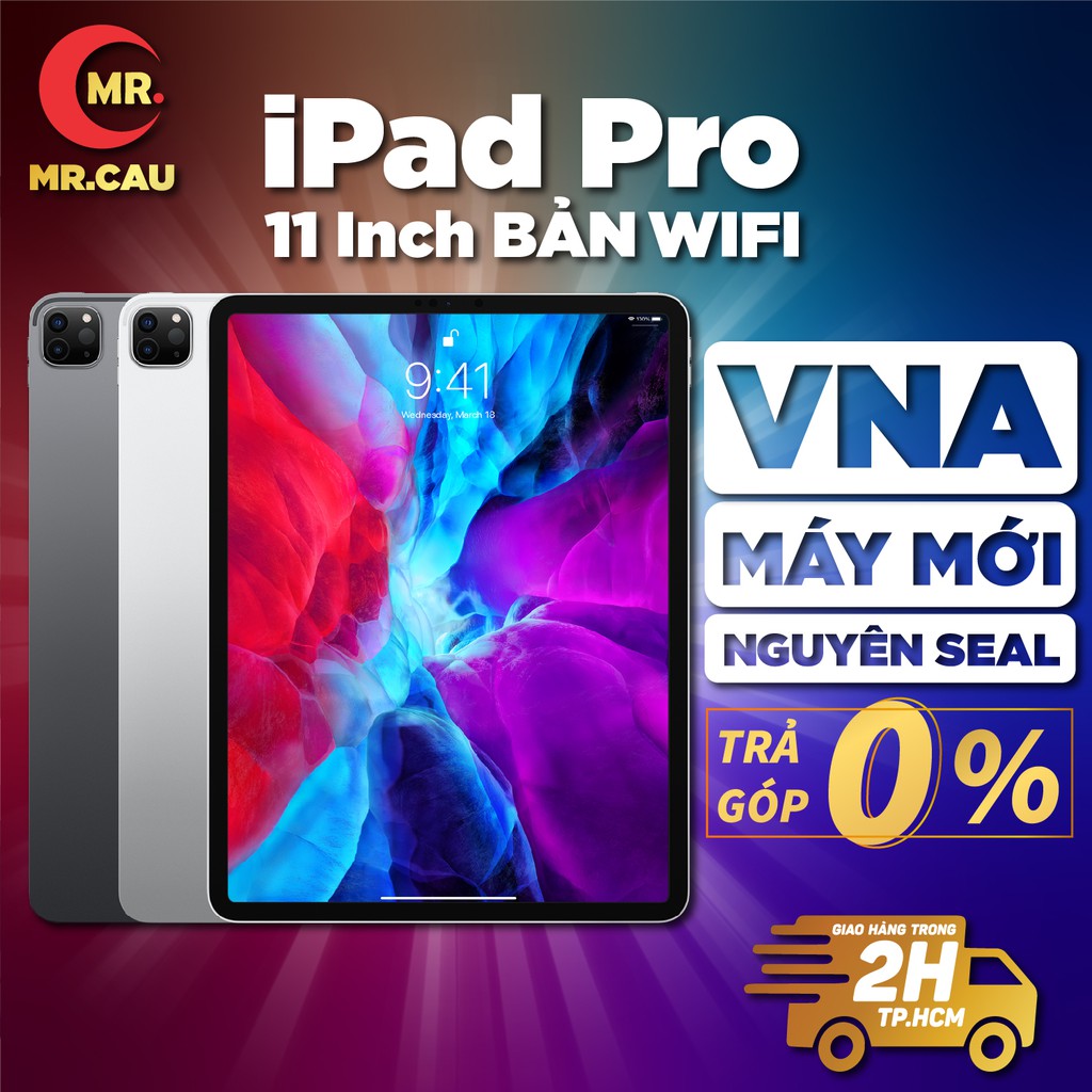 iPad Pro 2020 Chính Hãng Apple (Bản Việt Nam VNA) 11 Inch Wifi Only, Ipad pro 11 inch 2020, iPad pro 2020 11 inch