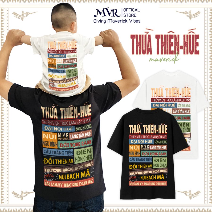 ÁO THUN Thừa Thiên Huế under form unisex rộng tay dài lỡ ao cặp gia đình genZ phông cotton fact localbrand MVR