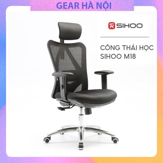 SIHOO M18 - Ghế lưới văn phòng Cao Cấp thiết kế công thái học Ergonomic, điều chỉnh cột sống