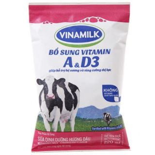 Sữa tiệt trùng Vinamilk bịch 220ml