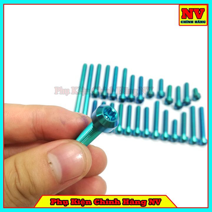 Bộ Ốc Lốc Máy Raider Fi Gr5 Full Bộ 28 Con