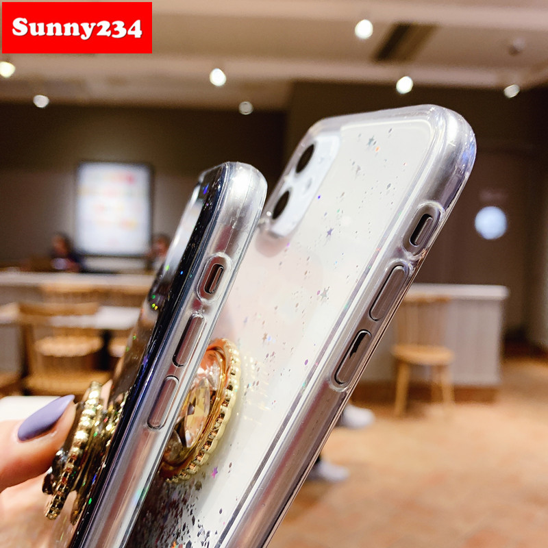 REALME OPPO Ốp Điện Thoại Lấp Lánh Cho Realme C15 C11 Oppo A52 A92 A31 A5 A9 2020 A5S A7 A12 A3S Realme C3 5i 5s 5 Pro C1 Reno 4 3 2f 2z