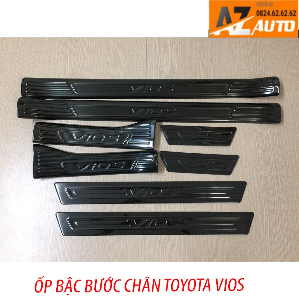 ốp bậc cửa trong và ngoài titan Vios 2019- 2021