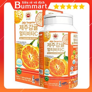 VIÊN NGẬM JEJU TANGERINE MULTIVA C HÀN QUỐC 500gr