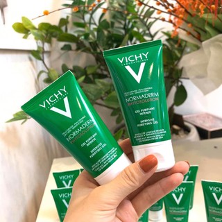 Gel rửa mặt cho da dầu, mụn Vichy Normaderm Phytosolution (50ml)