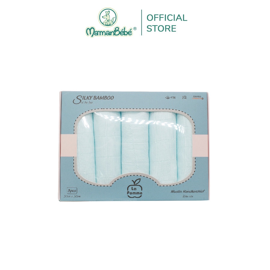 K001 Set 5 Khăn sữa sợi tre lụa  La pomme