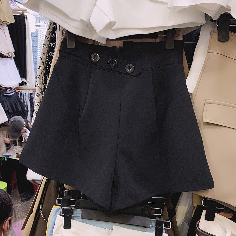 BIGSIZE Quần đùi đai lệch 3 cúc chất tuyết mưa