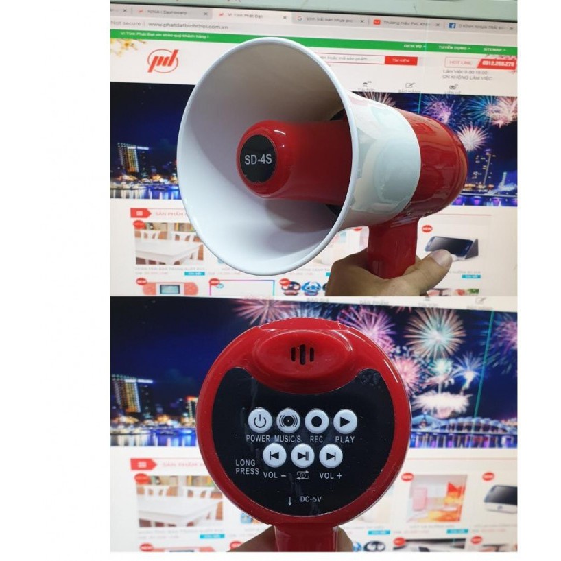 LOA PHÓNG THANH CẦM TAY CÓ USB