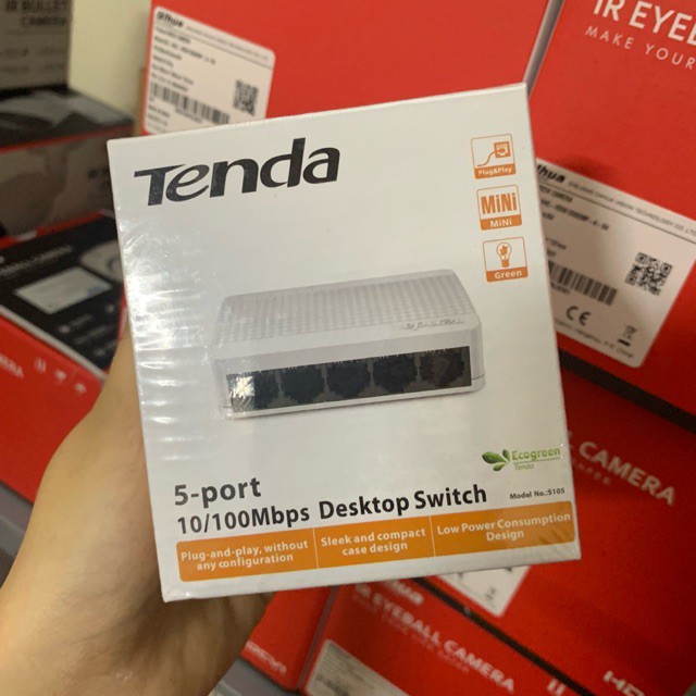 Thiết bị chia mạng Tenda S105 Switch 5 cổng 100Mbps