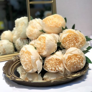 Hoa lụa / hoa giả mẫu đơn - mirei peony