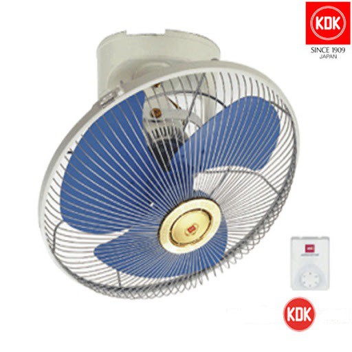 QUẠT TRẦN ĐẢO KDK M40R ( Vàng GD- Xanh BL- Xám GY)