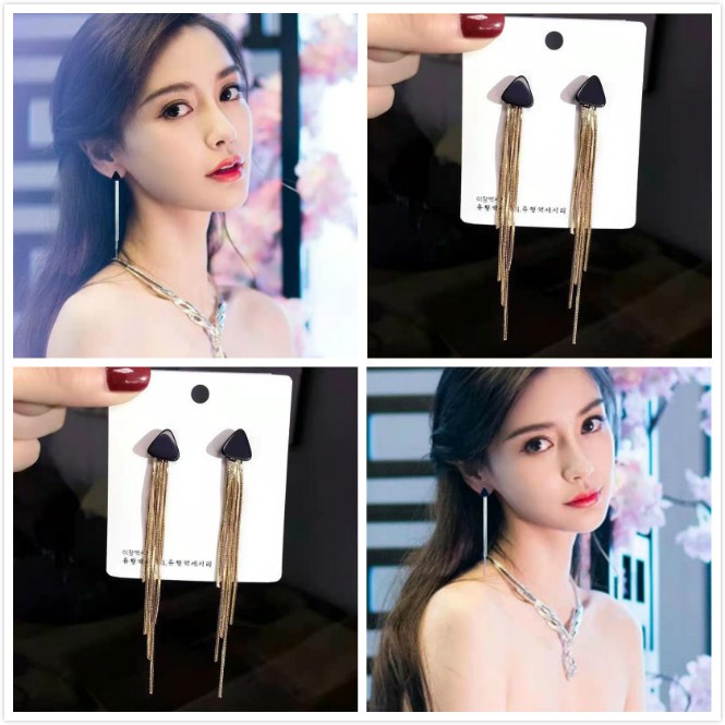 Cặp Bông Tai Tua Rua Thời Trang Nữ