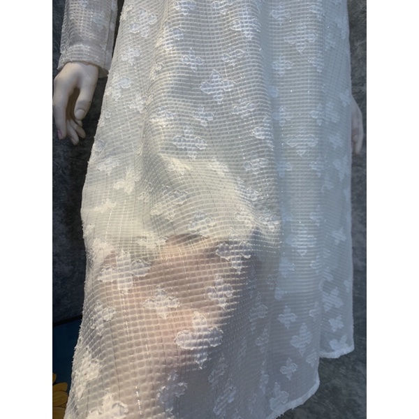 Váy ren cổ cánh sen dài tay dáng xoè siêu xinh