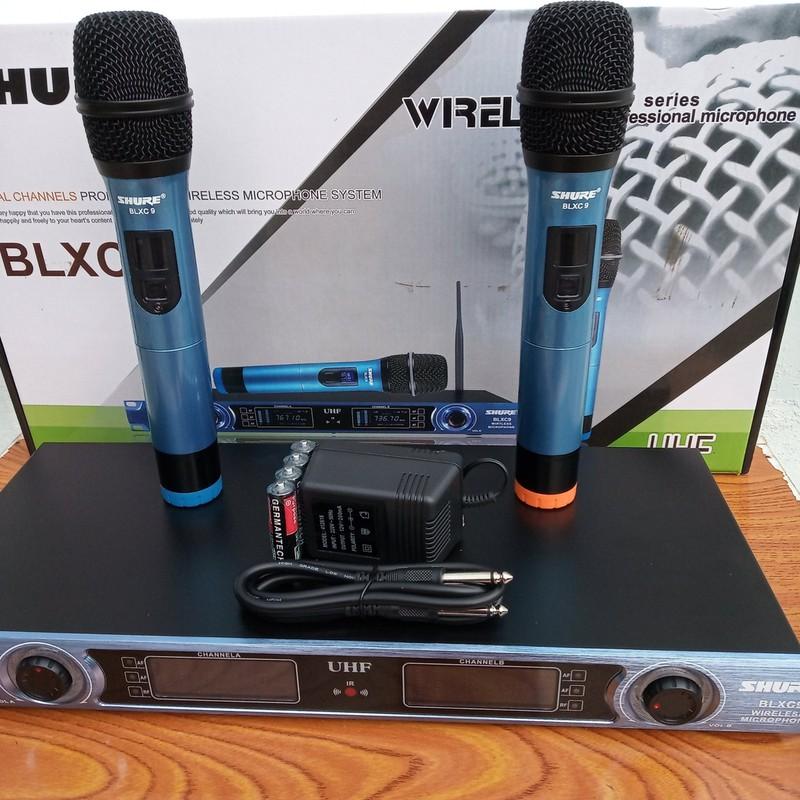 Micro không dây cao cấp Shure BLXC9 - Micro Karaoke chống hú, lọc âm và lọc tiếng