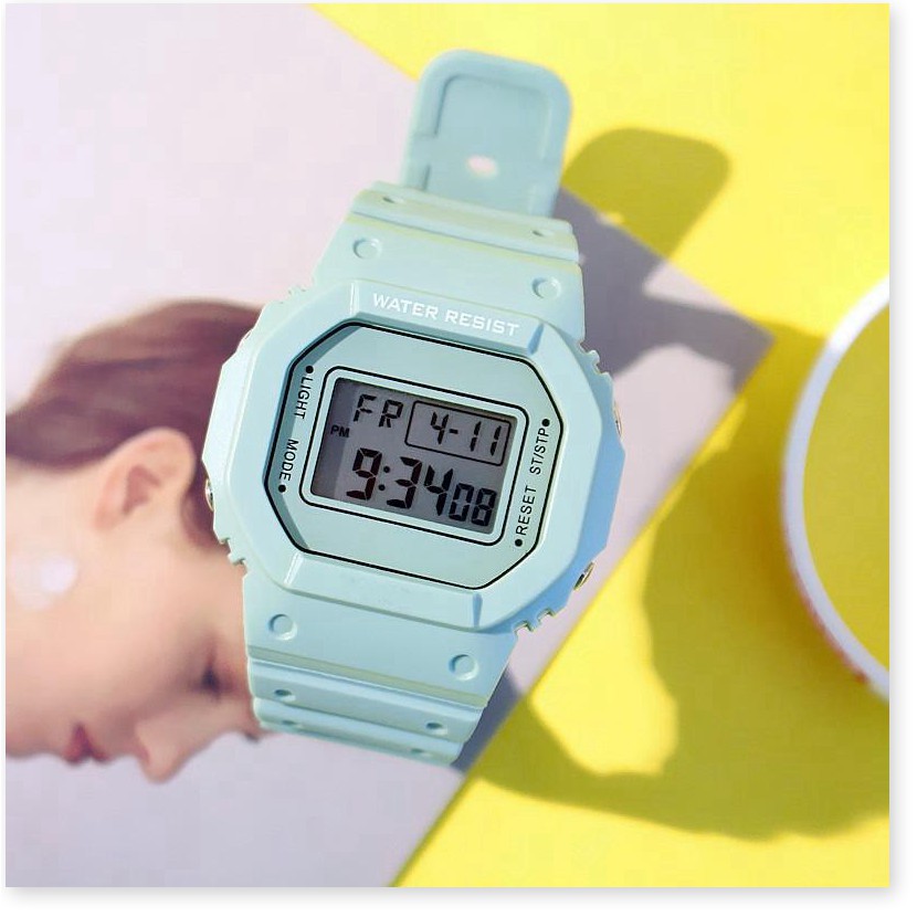 Đồng hồ điện tử  1 ĐỔI 1   Đồng hồ điện tử nam nữ Candycat Sppors chống trầy xước, chống thấm nước hiệu quả 9036