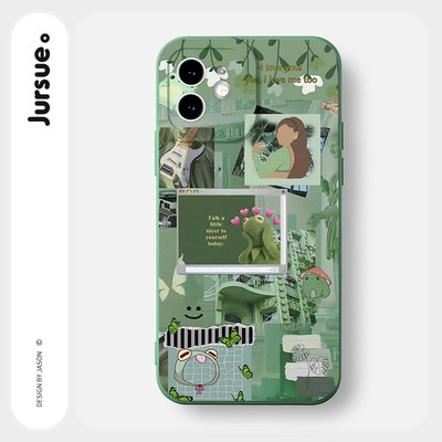 Ốp điện thoại JURSUE chống sốc viền vuông thích hợp cho iPhone 17 16 15 14 13 12 11 Pro Max SE 2020 X XR XS ip 8 7 Plus Y1923