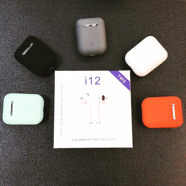 Tai Nghe Không Dây Bluetooth I12 5.0 - Nút Cảm Ứng Như Airpods