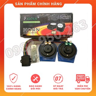 CÒI NGÂN 8 TIẾNG Ô TÔ GỒM 1 MẠCH 2 CÒI TẶNG CÔNG TẮC