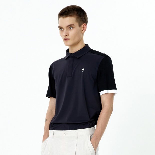 Áo Polo LeCoq Golf nam - GN221MTS56-BLCK