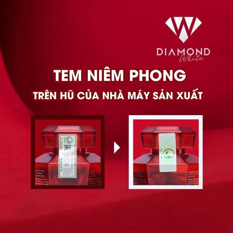 Viên uống trắng da Diamond White - Trắng Da gấp 3 lần Beauty Plus ❤ Mua 3 Tặng 2 Sữa Ong Chúa ❤ Free Ship