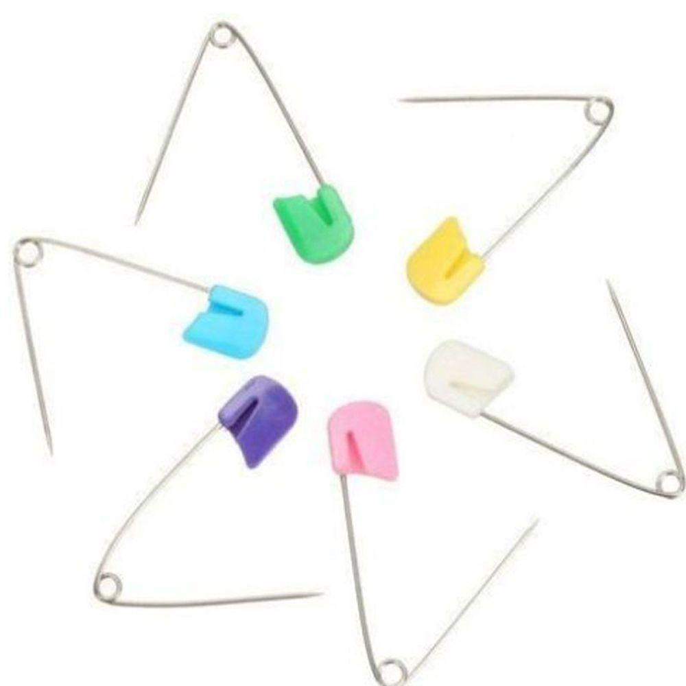 Set 50 Ghim Nhựa Nhiều Màu Sắc Dùng Để Cố Định Tã Em Bé