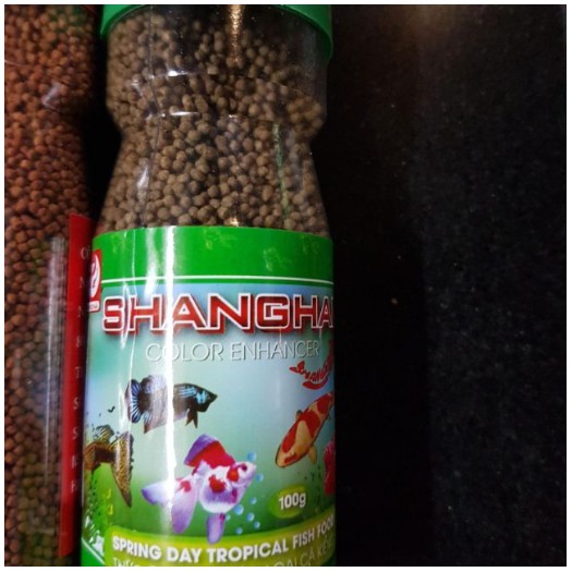 Cám cá cảnh, thức ăn cá Shanghai lọ 50gram