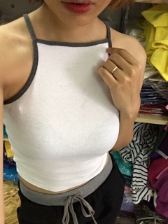 Áo croptop yếm 🍒 2 dây siêu xinh