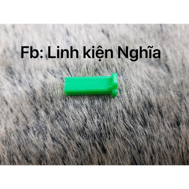 Giắc nhựa đầu đực màu xanh 1 lỗ 2.8