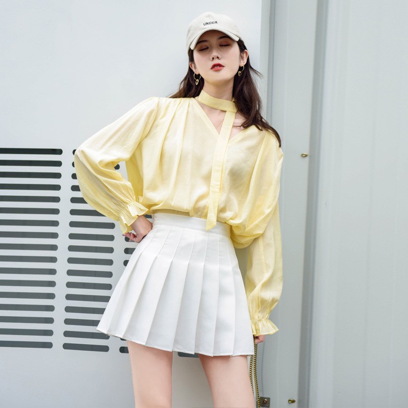 Chân Váy Xếp Ly Lưng Cao Màu Trắng Loại 1 Thời Trang Cao Cấp Freeship,Chân Váy Trắng Ngắn Thể Thao QC Mới Siêu Xinh | BigBuy360 - bigbuy360.vn