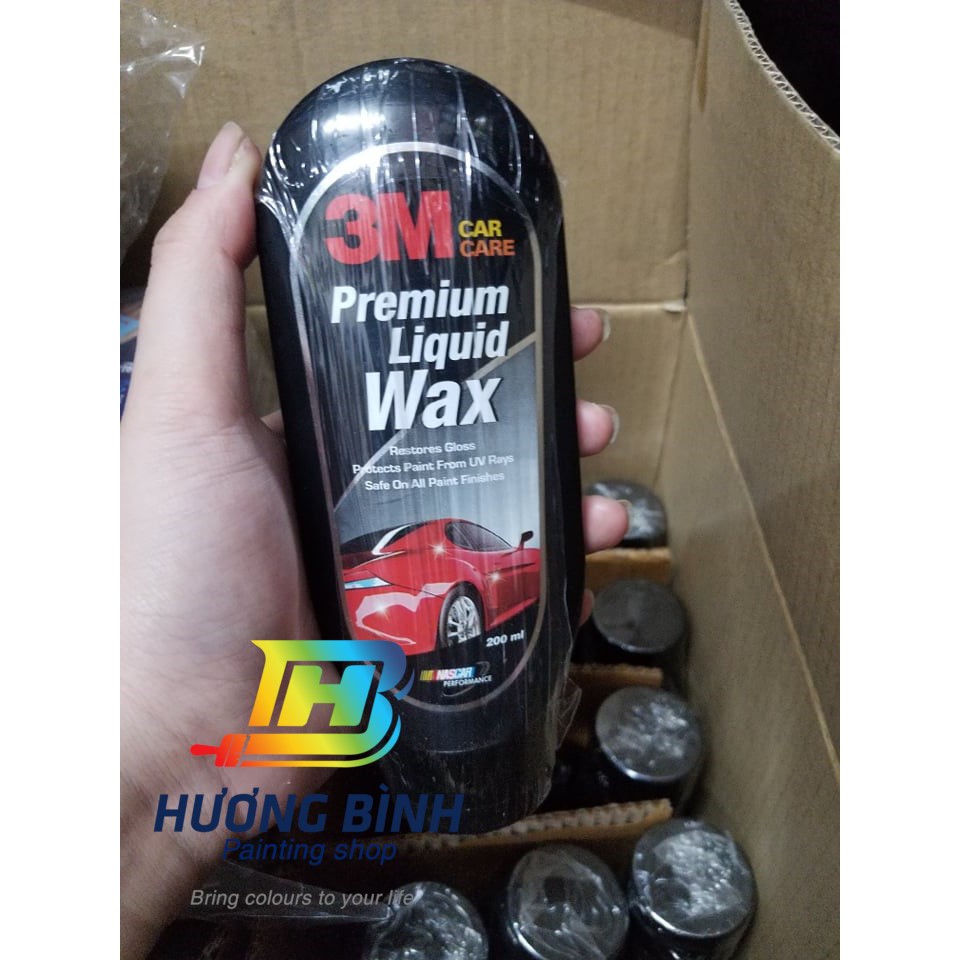 Dung dịch làm tăng độ bóng, bảo vệ màng sơn xe - 3M Car Care Premium Liquid Wax 05952 (200ml)