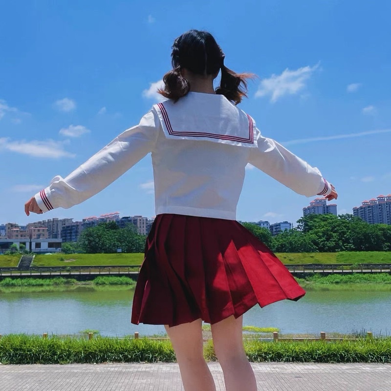 VÁY SEIFUKU HỌC SINH /TIỂU CẦN/ Tiệm nhỏ JK Lolita chính hãng Loliquesweet