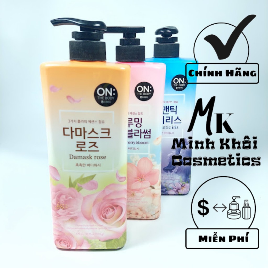 Sữa tắm on the body hương nước hoa mềm mịn da 900g của hàn quốc (Chính Hãng)