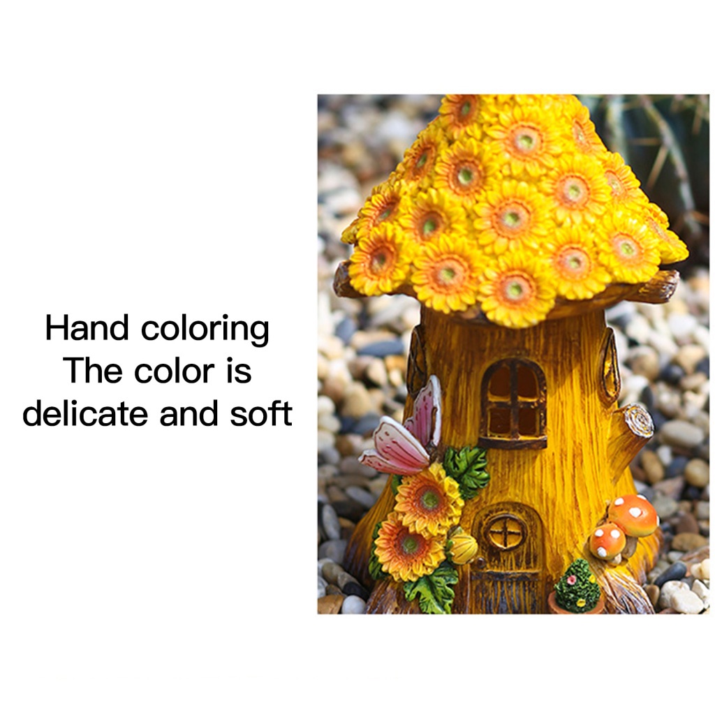 Đèn Led Trang Trí Sân Vườn Hình Hoa Hướng Dương Sử Dụng Năng Lượng Mặt Trời