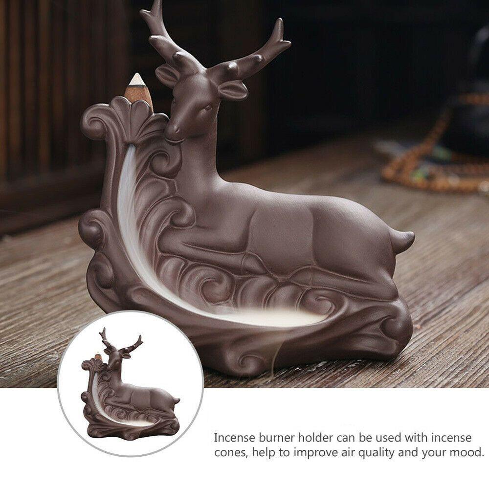 SUENIN Đế Đốt Trầm Hương Bằng Sứ Thiết Kế Độc Đáo Dùng Trang Trí Giá Đỡ