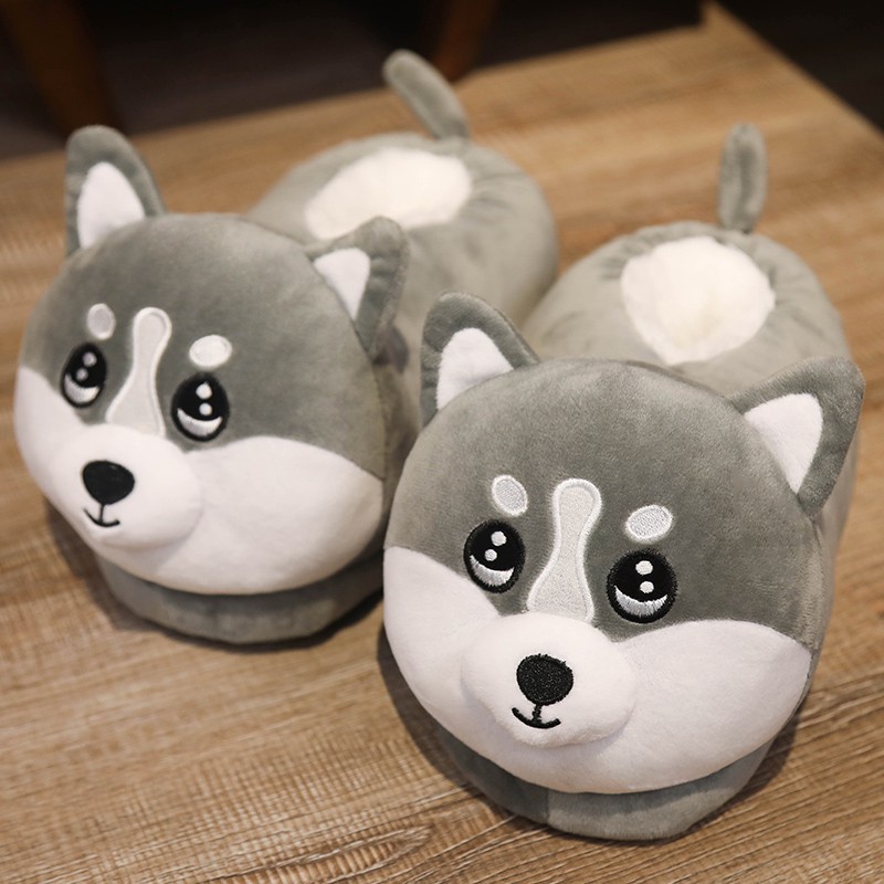11 kiểu Dép bông đi trong nhà ấm áp hình chuột Hamster/ khủng long/ kỳ lân hoạt hình cho nữ