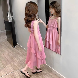 Đầm Bé Gái Đầm Voan Thời Trang Mùa Hè Phong Cách Mới Dành Cho Bé Gái Quần Áo Trẻ Em Váy Bé Gái