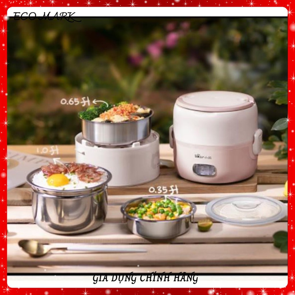 [Hàng loại 1] Hộp cơm cắm điện Bear DFH-B20S6, giữ nhiệt, nấu chín và hâm nóng thức ăn, độ bền cao | BigBuy360 - bigbuy360.vn