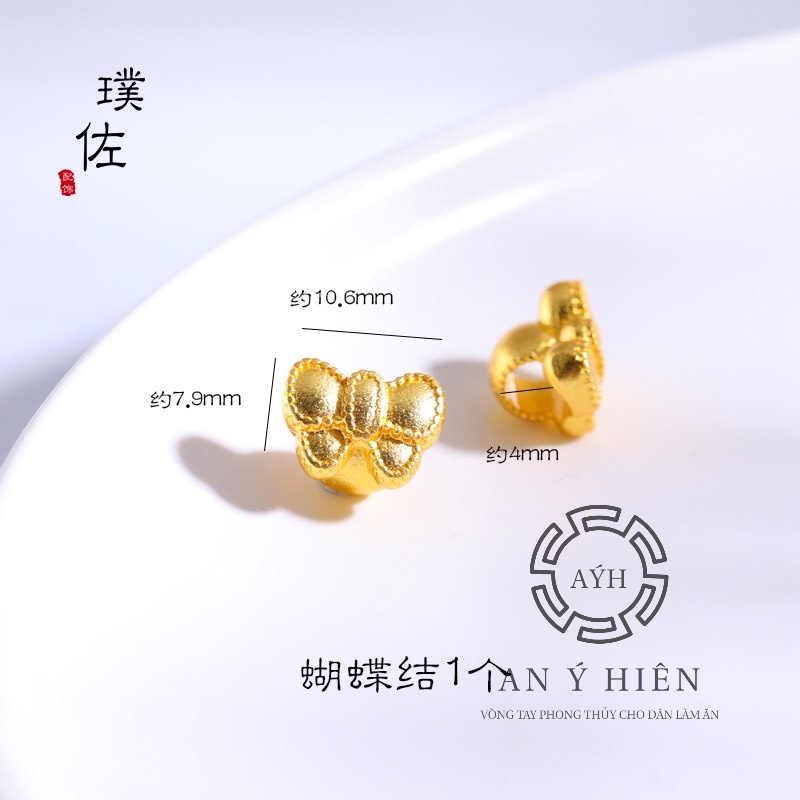 Charm Nơ vàng may mắn #C666 ( An Ý Hiên)