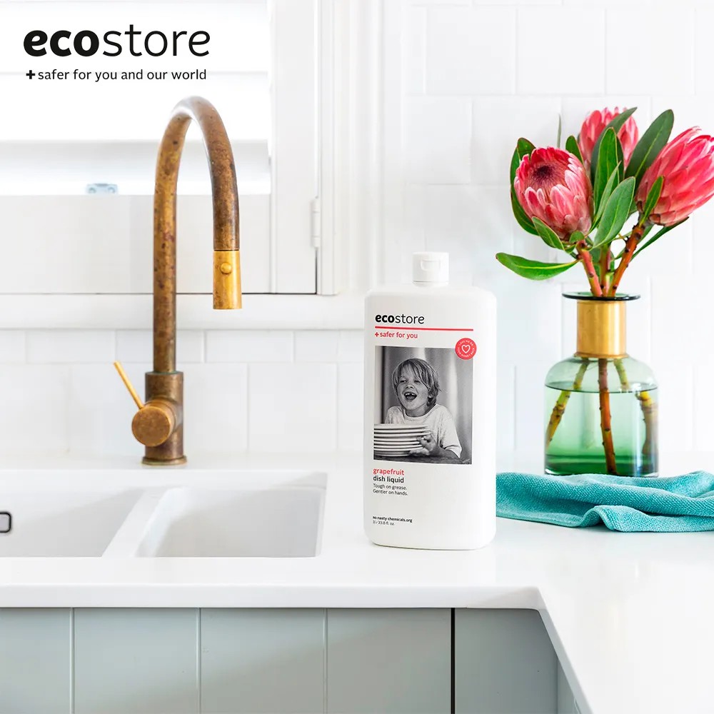 Nước rửa chén hương bưởi gốc thực vật Ecostore 1L
