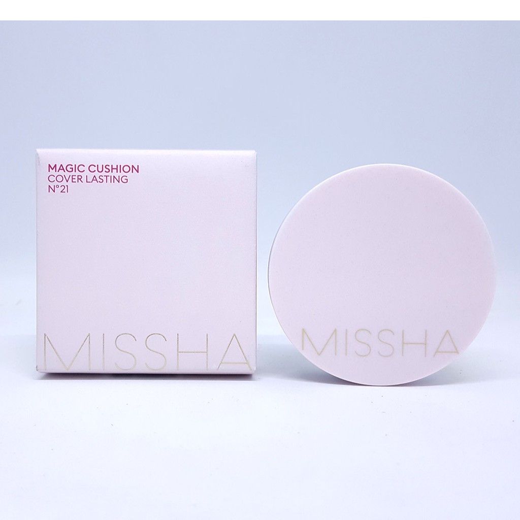 Phấn nước Missha M Magic Cushion SPF 50+ PA+++ phấn cùng trọng lượng + 1 BÔNG PHẤN ĐÁNH CUSHION MISSHA