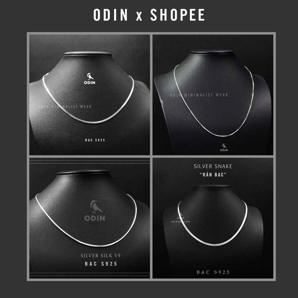 Dây chuyền Lụa mềm - Chất liệu Bạc S925 ODIN - Silver Silk Necklace