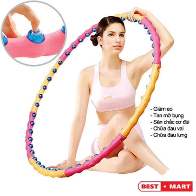 Vòng lắc eo massage Hula Hoop